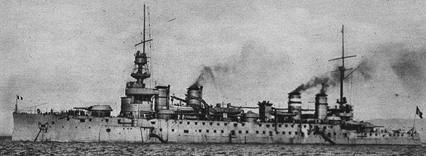 The cruiser Leon Gambetta, unknown origin