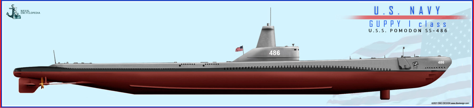 GUPPY I USS Pomodon