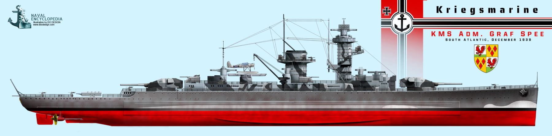 KMS Admiral Graf Spee, South Atlantic December 1939