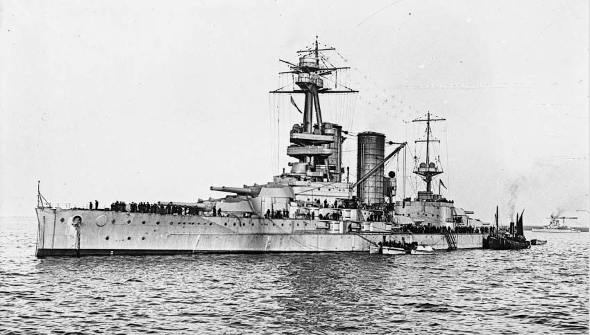 HMS Canada in 1916 or 1917