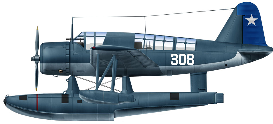 Chilean Navy OS2U-3 deployed in the Antarctic Mission in 1947