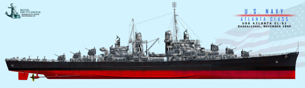 USS Atlanta November 1942