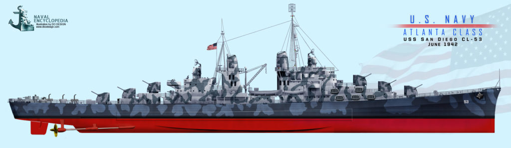 USS San Diego 1942