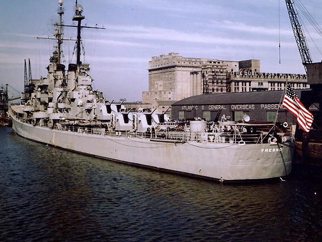 USS Fresno in Dublin, Ireland, May 1948