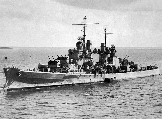 San Juan at anchor in 1942