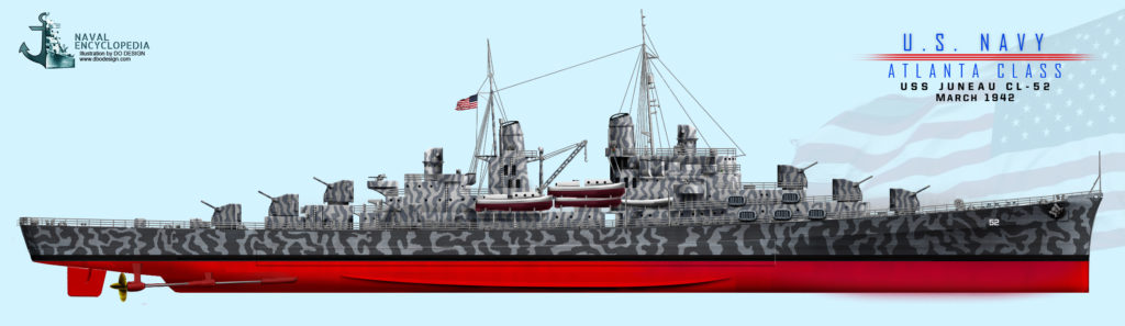USS Juneau March 1942