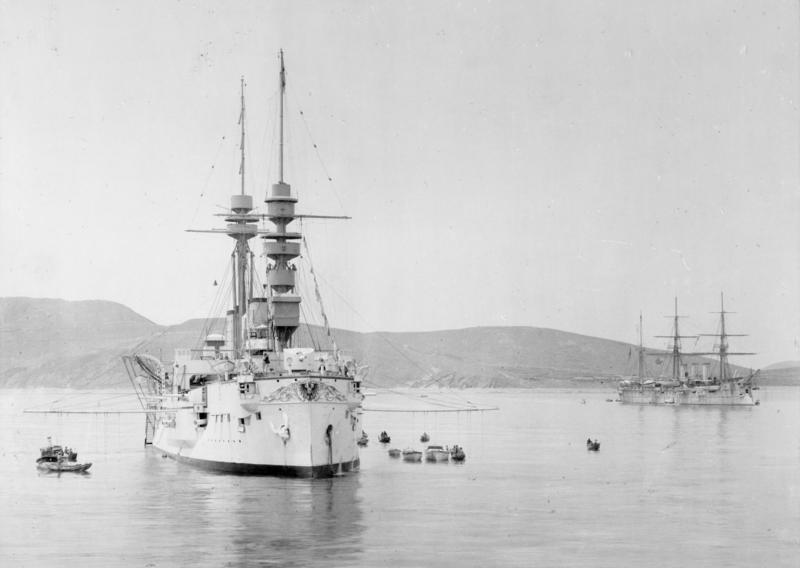 military boat WS60 SMS Kaiser Friedrich III 1896-1:1250 battleship IXO 
