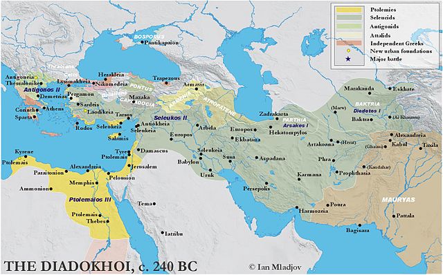 The ancient world in 240 BC