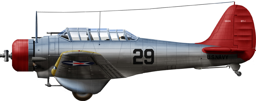BT-1, NAS Miami, in 1941