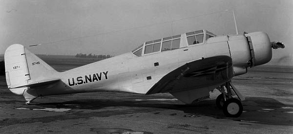 Northrop XBT-1, December 1936