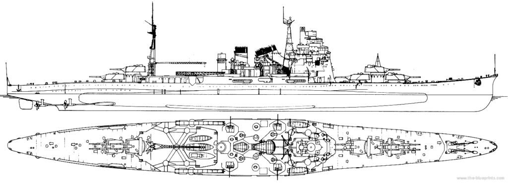 IJN Takao after reconstruction in 1939