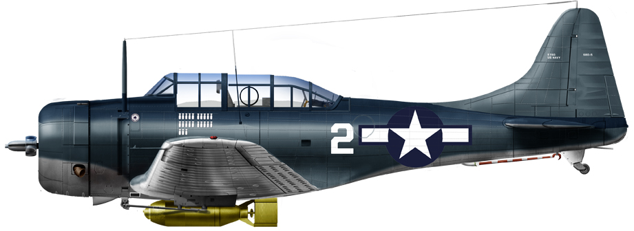 SBD-5, VMSB-231 Marine Air Group 22