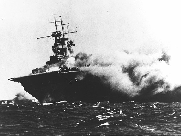 The loss of USS Wasp, 15 September