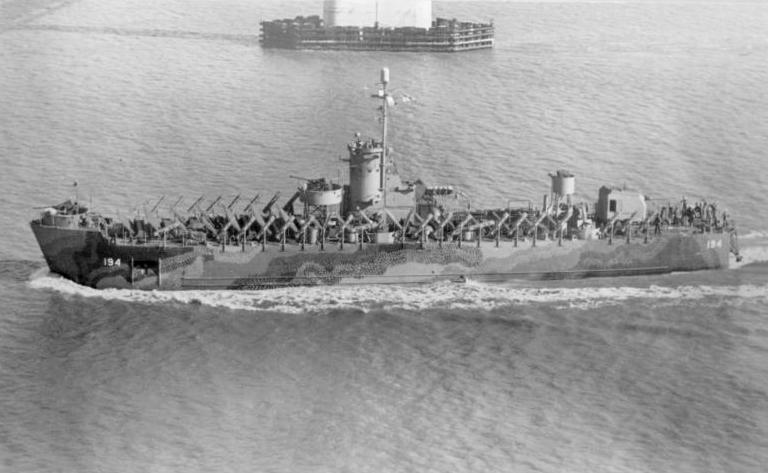 USS LSM-194 of the second sub-group