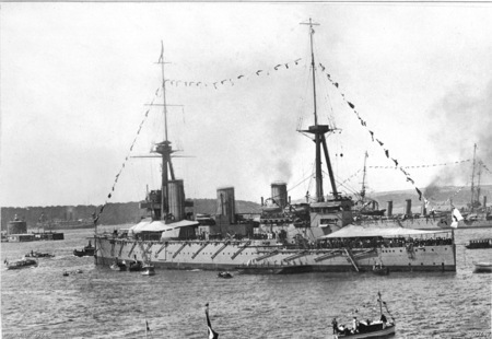 HMAS Australia at Sydney October 1913
