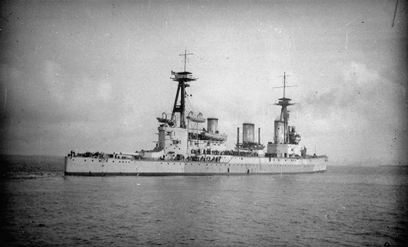 HMS Indefatigable rear 1909