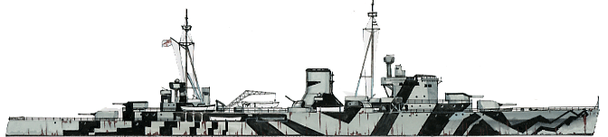 HMS Leander in 1941