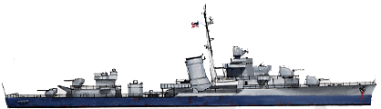 USS Craven - Gridley class 1944