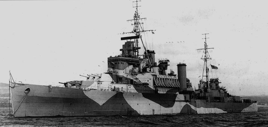 HMS Ceylon in 1943
